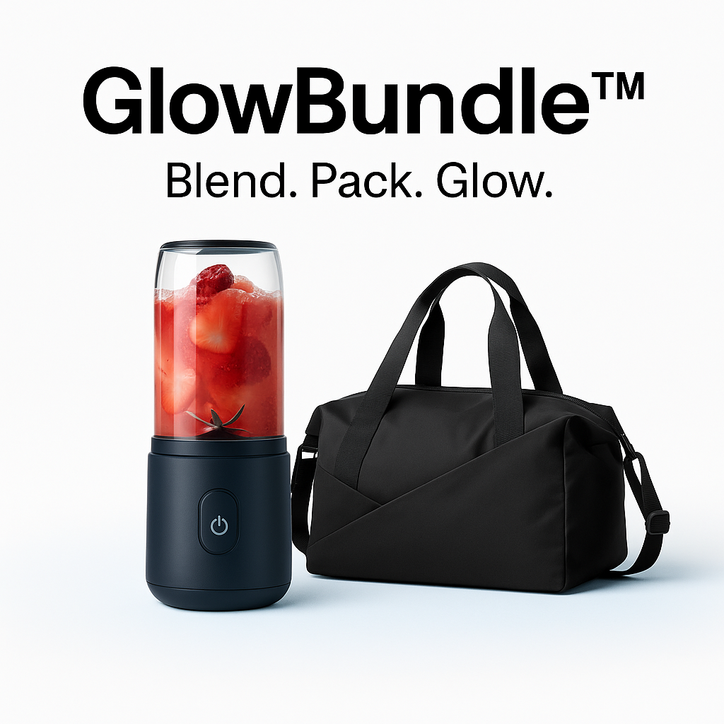 GlowBundle™: Blender + Gym Bag Set